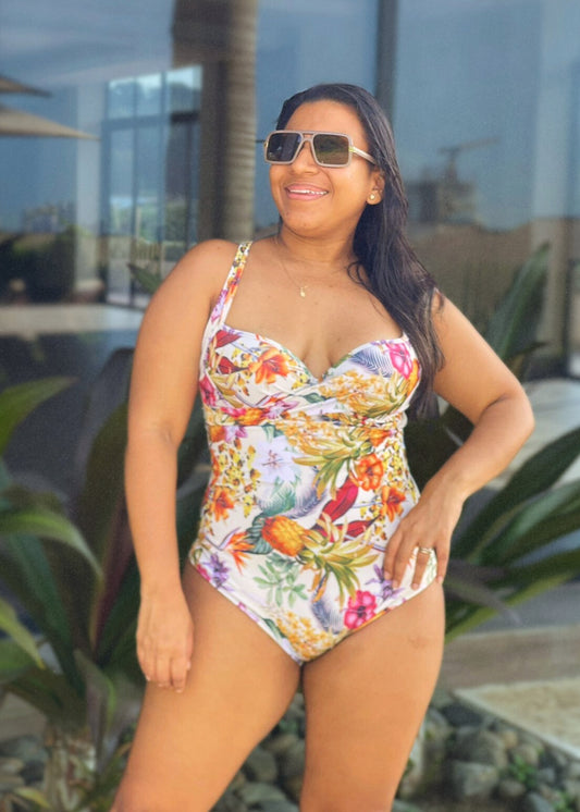 Entero "Marina Floral" con Control de Abdomen